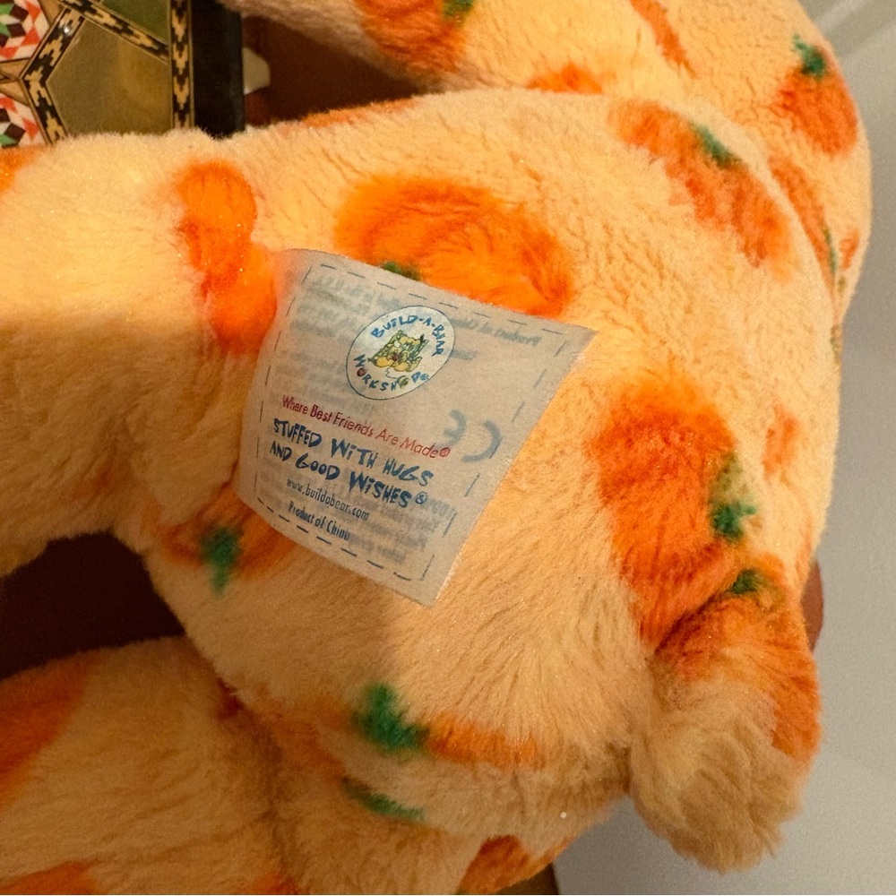 Build A Bear Pumpkin Nose Retired 2012 Teddy Bear Fall Halloween Retired BAB - Picture 5 of 9